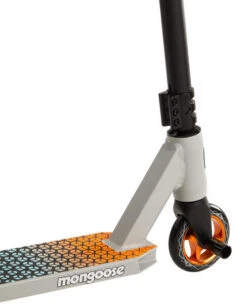 Mongoose Rise 110 Elite Freestyle Scooter Grey/Orange -Rollerz Store ka3889e220ccd8228239ad264e39c57d5