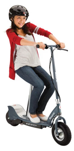 Razor E300S 24 Volt Kids Scooter Matt Grey With Removable Seat From 13 Years + -Rollerz Store kaf085a8c38f96faee9caac6b6489efd6