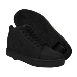 Heelys Racer Mid 20 Triple Black Kids Heely Shoe