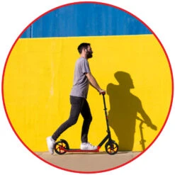 MADD GEAR CARVE KRUZER 200 BIG WHEEL COMMUTER FOLDING SCOOTER – BLACK/RED -Rollerz Store kbbf15b4e5cf825023211c5f4aea177ce