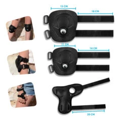 Bike Safety Gear For Kids | Black | Crazy Safety | Tested And CPSC Certified -Rollerz Store kbe27ffc72c24acb7928b9b7cc01d0c4f