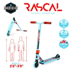 MADD GEAR KICK RASCAL IV JUNIOR PRO STUNT SCOOTER – AGE 4+ -Rollerz Store kbf33ae3950437807e08be4b44a78ce15