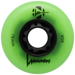 LUMINOUS LED LIGHT UP INLINE SKATE WHEELS GREEN 76 MM – SET OF 4 -Rollerz Store kc2eecbb84d11edb6ded8e4a1df7aecc9