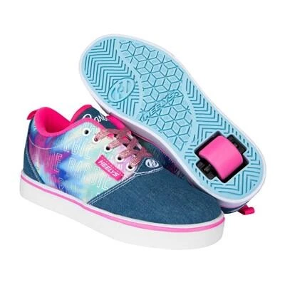 Heelys Pro 20 Barbie Denim/Pink Kids Heely Shoe 3 Heelys Pro 20 Barbie Denim/Pink Kids Heely Shoe