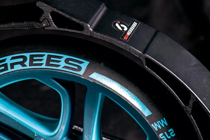 SIX DEGREES Kick Scooter 300/215mm Turquoise 8 SIX DEGREES Kick Scooter 300/215mm Turquoise - Image 6