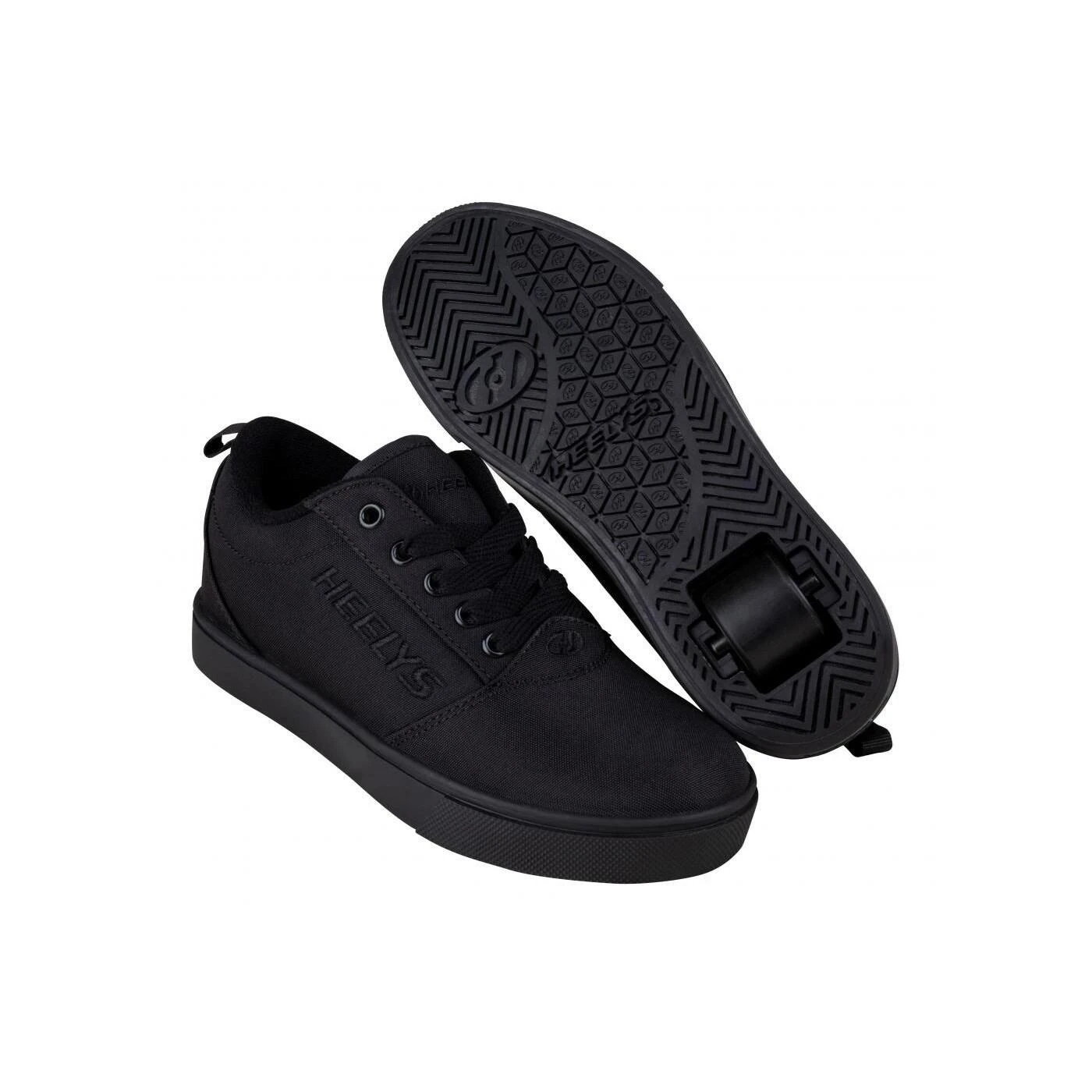 Heelys Pro 20 Triple Black Kids Heely Shoe 3 Heelys Pro 20 Triple Black Kids Heely Shoe