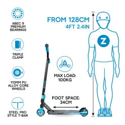 Zinc Techno Stunt Scooter -Rollerz Store kc9a64ab343c08c7ee80bd165e6afc3f0