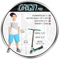 MADD GEAR MGP VX ORIGIN PRO STUNT SCOOTER - 120MM SYNDICATE WHEELS -Rollerz Store kca01bf73b0dfc42c4b608b9b97bc082e