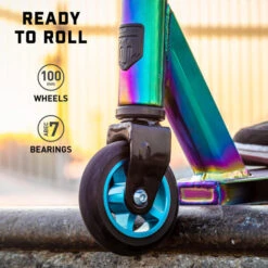 Mongoose Rise 100 Pro LTD Freestyle Scooter Oil Slick -Rollerz Store kcc7291596c2a4290515d76ba8d2e42d3