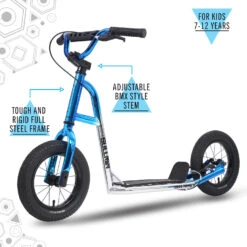 SULLIVAN 12" Wheel Freestyle Terra Firma Scooter, Electro Pink -Rollerz Store kda3c52cb5a35652e109f511ddb4d2d1a