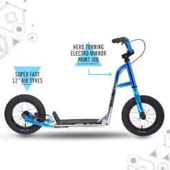 SULLIVAN 12" Wheel Freestyle Terra Firma Scooter, Electro Pink -Rollerz Store kdfb3151b25081374fe04b2b3cd170996