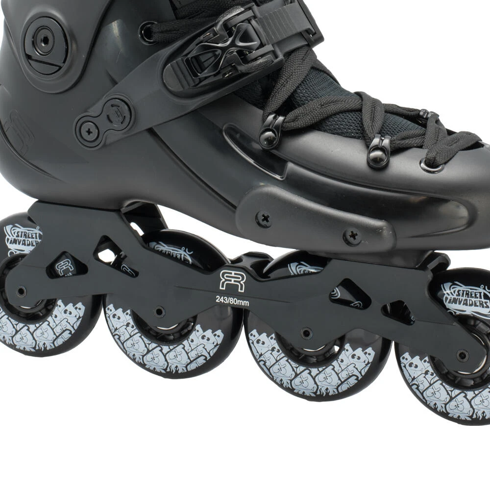 FR 1 80 UNISEX INLINE FITNESS, FREESTYLE & FREERIDE SKATES – BLACK 5 FR 1 80 UNISEX INLINE FITNESS, FREESTYLE & FREERIDE SKATES – BLACK - Image 3