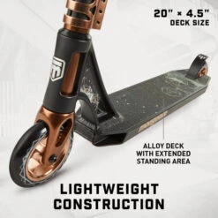 Mongoose Rise 110 Elite Freestyle Scooter Black/Tan -Rollerz Store ke6ca45cfba8e0cd9d5add02612ac5b42