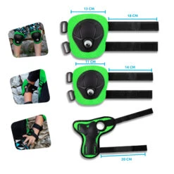 Bike Safety Gear For Kids | Black | Crazy Safety | Tested And CPSC Certified -Rollerz Store kea3ee10e8c3b4244c994b6f1a48001c3