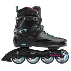 Rollerblade RB Cruiser Womens Inline Skate - Black/Aqua -Rollerz Store kea4566b94cb80bb11599c646dad9bb9f
