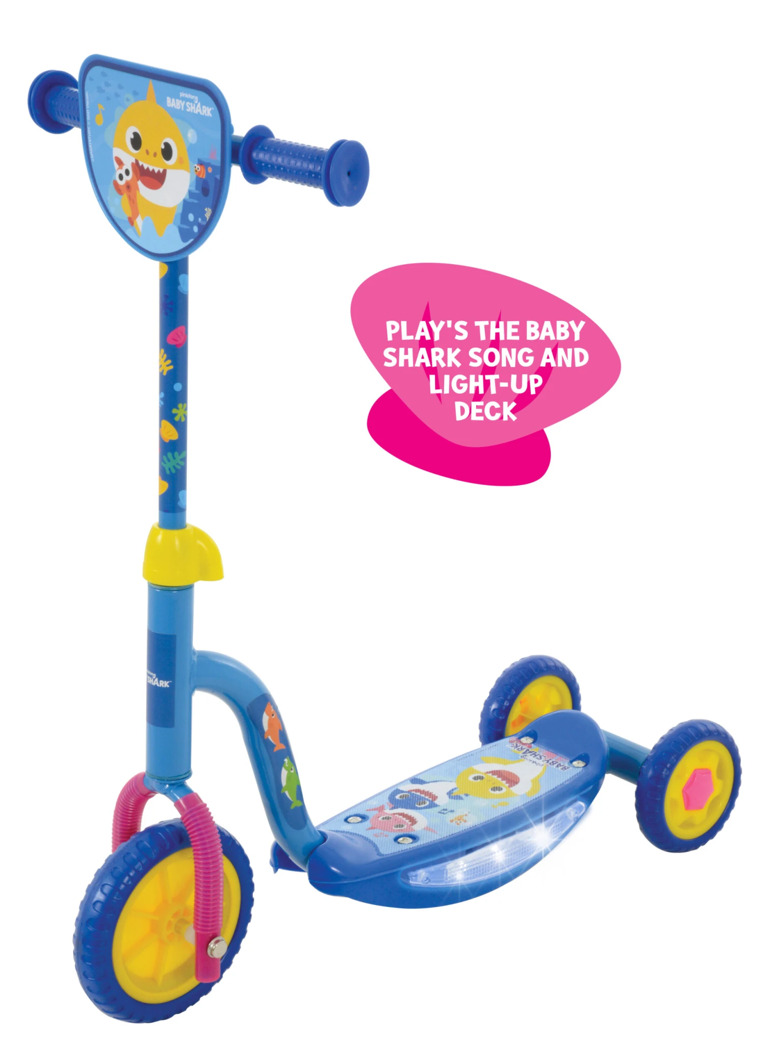 Baby Shark Music And Lights Scooter 9 Baby Shark Music And Lights Scooter - Image 7