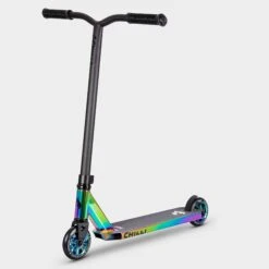 MICRO Rainbow Stunt Scooter - Oil Slick Neochrome - Chilli Pro Scooter