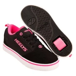 Heelys Pro 20 Black/Pink/Nubuck Kids Heely Shoe