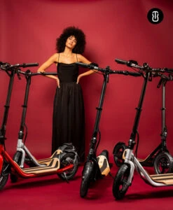 8TEV B12 Classic Electric Scooter Metallic Black -Rollerz Store kfec4718bdecb80b549e6e6a1e3f9e6ee